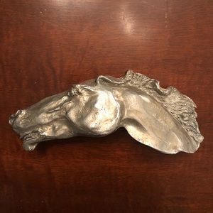 Christopher Ross Belt Buckle Horse Silver